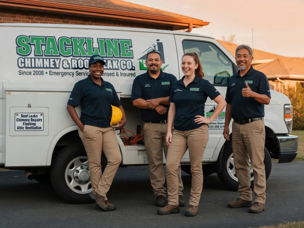 Chimney flashing repair company in Michigan City, MS